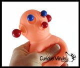 Panic Pete - Pop Out Eyes and Ears - Squeeze Fun Office School Fidget - Anxiety ADHD