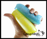 Pearl Swirl Water Filled Tube Snake Stress Toy - Squishy Wiggler Sensory Fidget Ball - Trick Snake