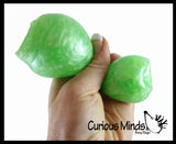 Pearl Swirl Water Filled Tube Snake Stress Toy - Squishy Wiggler Sensory Fidget Ball - Trick Snake