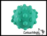 Penguin Bubble Pop Ball -  Cute Winter Animal Bubble Poppers on Ball Squeeze to Pop - Silicone Push Poke Bubble Wrap Fidget Toy - Press Bubbles to Pop - Bubble Popper Sensory Stress Toy