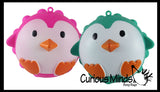 Penguin Bubble Pop Ball -  Cute Winter Animal Bubble Poppers on Ball Squeeze to Pop - Silicone Push Poke Bubble Wrap Fidget Toy - Press Bubbles to Pop - Bubble Popper Sensory Stress Toy