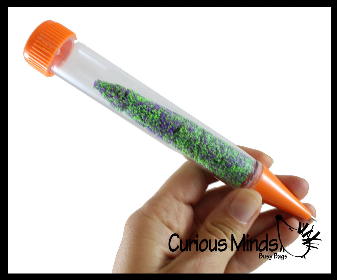 Flowing Foam Motion Pen - Filled with Moving Foam - Soothing and Calming Motion Pen - Liquid Timer Sensory Office Toy - Visual Stimulation