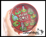Tin BB Ball Maze Games -  Pill Maze Toys - Party Favors - Travel Toy - Ball Maze - Skill Balance