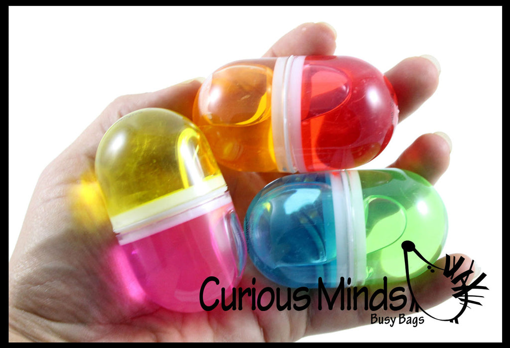 LAST CHANCE - LIMITED STOCK -  / SALE - 2 Tone Pill Slime - Duel Color Putty / Slime - Take a Chill Pill