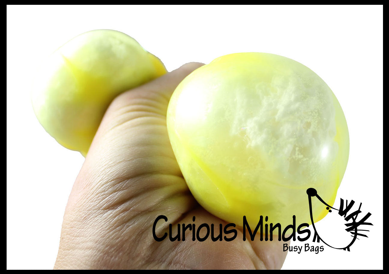 Powder filled stress ball on sale