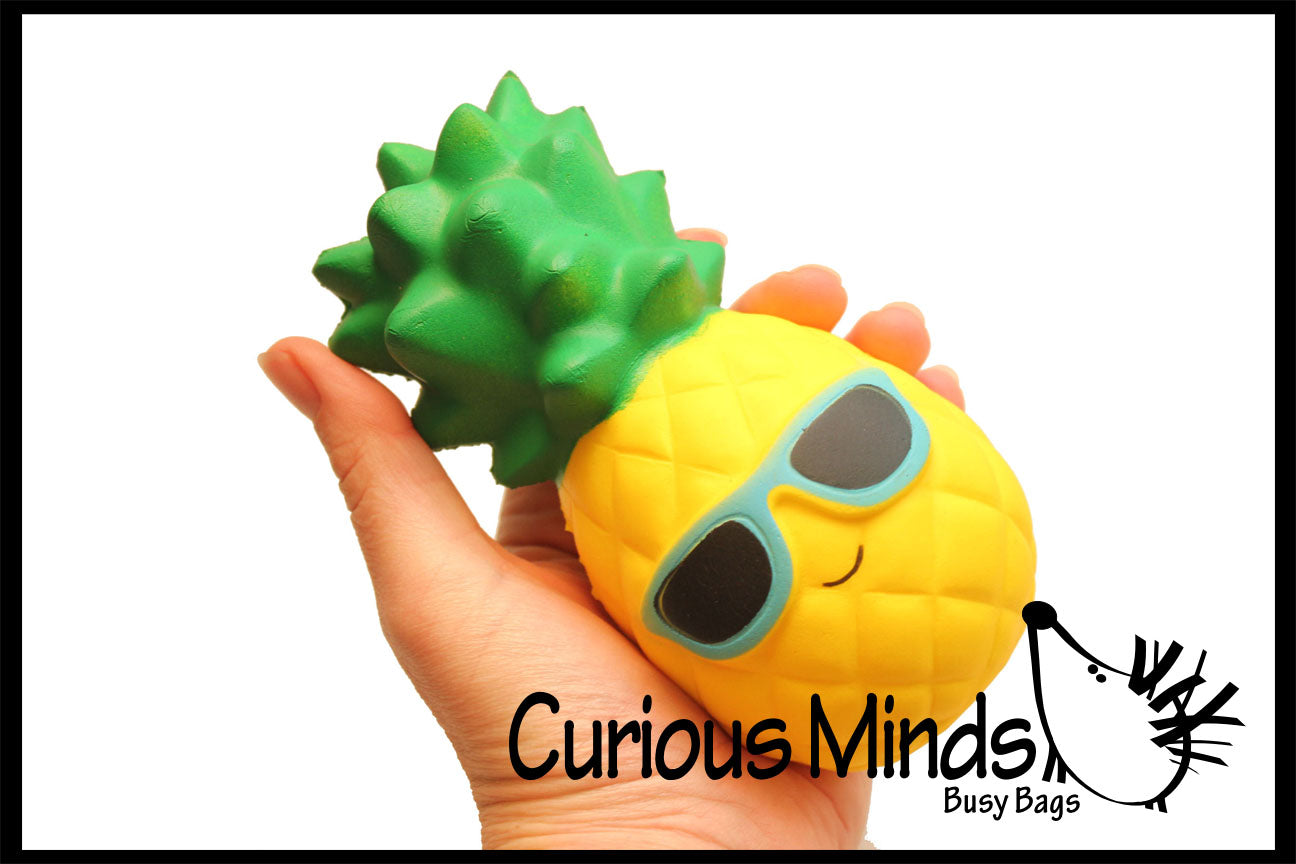 Squishy Slow Rise Pineapple  -  Sensory, Stress, Fidget Toy