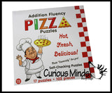 LAST CHANCE - LIMITED STOCK -  / SALE - Addition Pizza Puzzle - Early Math - Early Childhood Teacher Supply