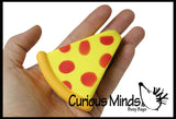 CLEARANCE - SALE - Pizza Slice Squishy Slow Rise -  Sensory, Stress, Fidget Toy