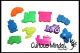 LAST CHANCE - LIMITED STOCK - - SALE - Mini Cutters and Molds - Sand Sculpting Tool Set - Doh - Moving Sand