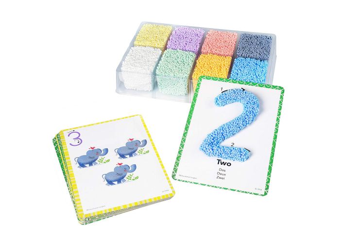 LAST CHANCE - LIMITED STOCK -  Playfoam Number & Shapes Learning Set - Learn Numbers and Shapes with Doh