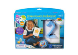 Playfoam Number & Shapes Learning Set - Learn Numbers and Shapes with Doh