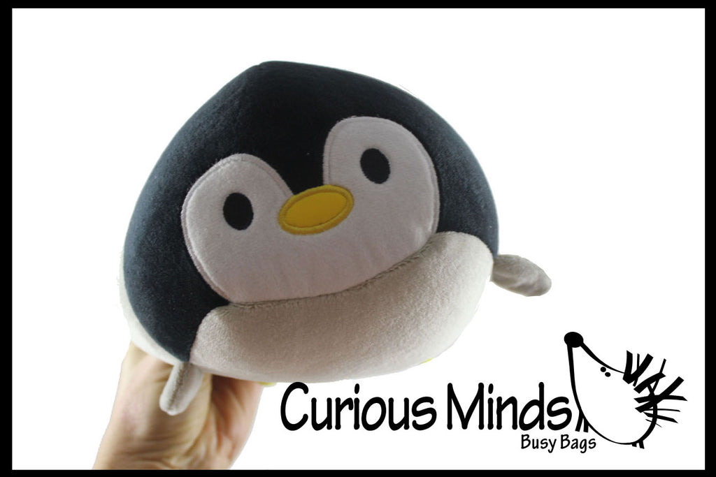LAST CHANCE - LIMITED STOCK  - SALE - Chubby Plush Penguin Stuffed Animal Toy - Soft Squishy Roll Animal