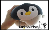 LAST CHANCE - LIMITED STOCK  - SALE - Chubby Plush Penguin Stuffed Animal Toy - Soft Squishy Roll Animal