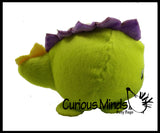 LAST CHANCE - LIMITED STOCK -  3" Plush Dinosaur Squishy Slow Rise Foam Stuffed Animals-  Sensory, Stress, Fidget Toy