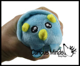 LAST CHANCE - LIMITED STOCK -  3" Plush Dinosaur Squishy Slow Rise Foam Stuffed Animals-  Sensory, Stress, Fidget Toy