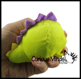 LAST CHANCE - LIMITED STOCK -  3" Plush Dinosaur Squishy Slow Rise Foam Stuffed Animals-  Sensory, Stress, Fidget Toy