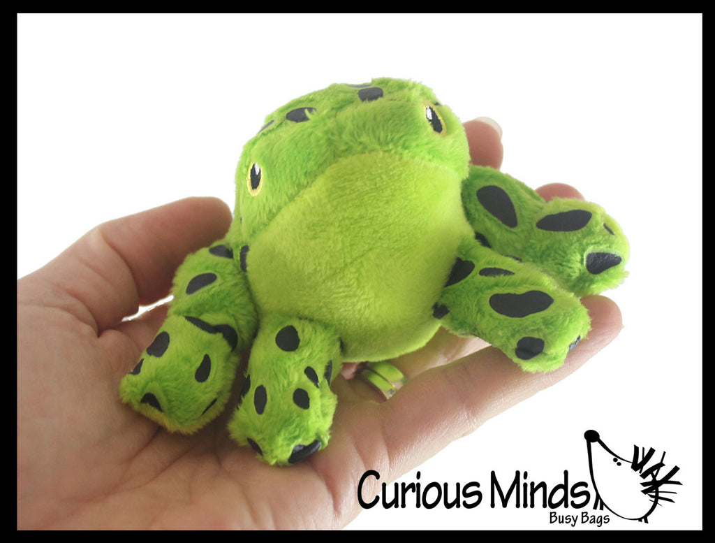 Cute Green Frog Plush Stuffed Animals- Adorable Mini Plushie