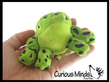 Cute Green Frog Plush Stuffed Animals- Adorable Mini Plushie