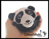 LAST CHANCE - LIMITED STOCK  - SALE -  Plush Animal Water Bead Filled Squeeze Stress Balls - Pig, Panda, Frog, Sloth, Tiger, Narwhal -  Sensory, Stress, Fidget Toy Bubble Blow