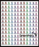 144 (12 Dozen) Polar Bear Mini Erasers - Novelty and Functional Adorable Eraser Novelty Treasure Prize, School Classroom Supply, Math Counters - Color Sorting - Party Favor