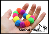 Mini Pom Puffer Hedge Ball Fidget Bracelet -  Sensory Fidget Toy