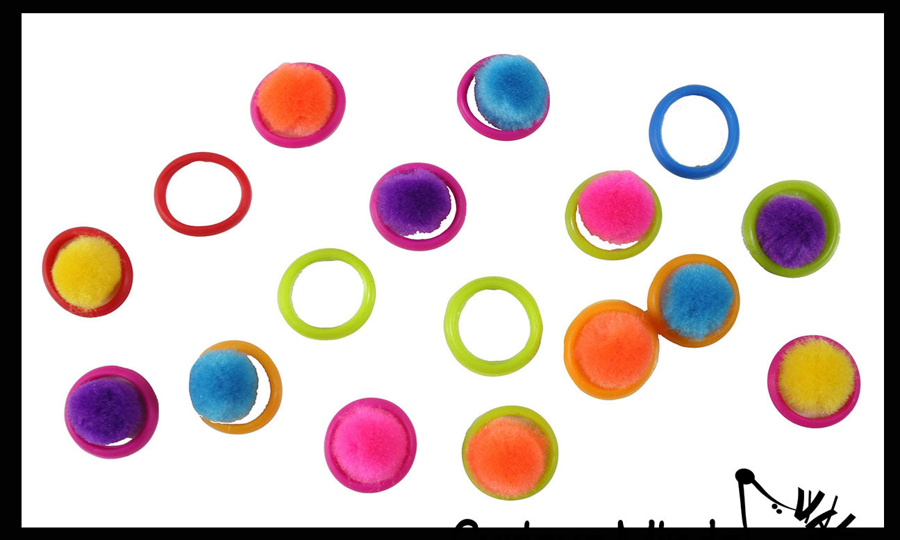 Simply Rings and Poms - Loose Parts Free Play Fine Motor Busy Bag