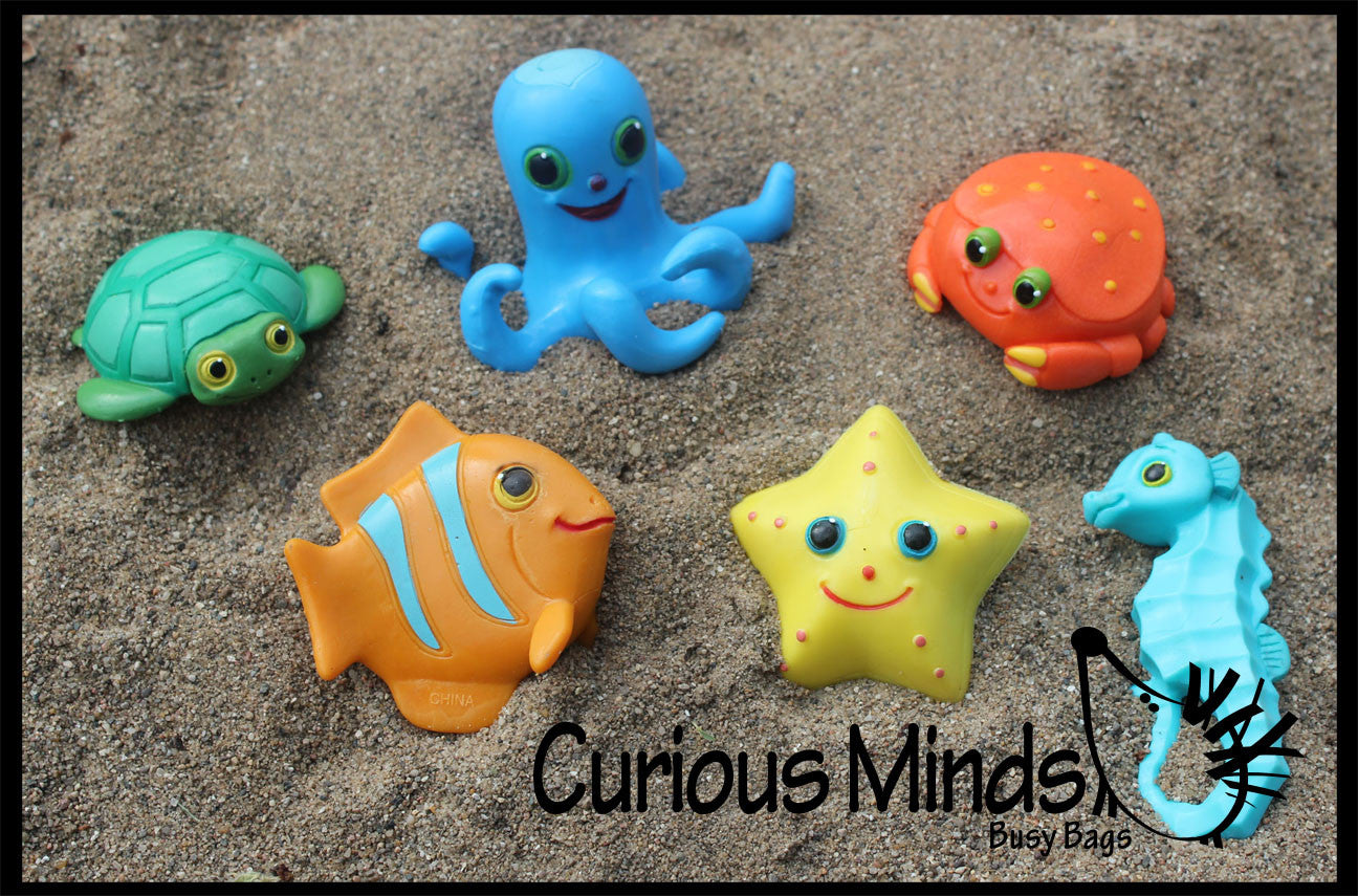 LAST CHANCE - LIMITED STOCK -   - SALE - Sandbox Critters - Sea Creatures Pool and Sand Hunt Toy - Dig sift and find buried critters - Pool Dive