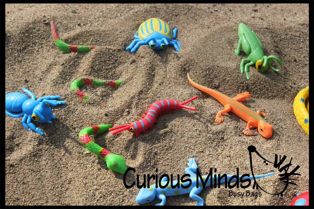 LAST CHANCE - LIMITED STOCK  - Pool Dive - Snakes, Lizards and Bug Pool and Sand Hunt Toy - Dig sift and find buried critters - Pool Dive