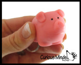 Pooping Pig Novelty Keychain  -  Sensory, Stress, Fidget Toy Piggy