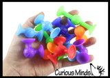 Suction Cup Dart Toy - Water Bath Fine Motor Toy - Free Play Building Toy - OT