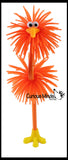 Cute Bird Puffer Pen - Fun Hairy Office School Fidget Pens - Anxiety ADHD