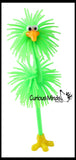Cute Bird Puffer Pen - Fun Hairy Office School Fidget Pens - Anxiety ADHD