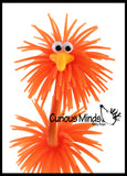 Cute Bird Puffer Pen - Fun Hairy Office School Fidget Pens - Anxiety ADHD