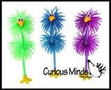 Cute Bird Puffer Pen - Fun Hairy Office School Fidget Pens - Anxiety ADHD