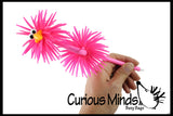 Cute Bird Puffer Pen - Fun Hairy Office School Fidget Pens - Anxiety ADHD