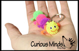 Mini Puffer Caterpillar Key Chain  -  Sensory, Stress, Fidget Toy