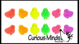 Puffer Chicks - Small Novelty Toy - Party Favors - Easter Gift