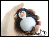 Mini Puffer Penguin Ball - Squishy Sensory Fidget Ball Toy