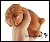 LAST CHANCE - LIMITED STOCK - CLEARANCE - SALE - Bulldog Large Puffer Dog Ball - Air Filled Squishy Sensory Fidget Ball Toy