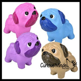 Pug Dog Slow Rise Squishy Toy - Memory Foam Squish Stress Ball