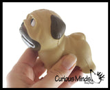 Pug Dog Slow Rise Squishy Toy - Memory Foam Squish Stress Ball
