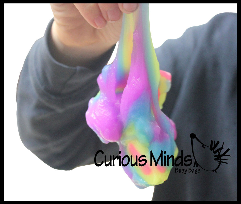 LAST CHANCE - LIMITED STOCK - CLEARANCE SALE - Glow Dough Slime - Colorful Glow In the Dark Putty / Slime