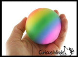 BULK - WHOLESALE - SALE - 2.5" Rainbow Doh Filled Stress Ball - Glob Balls - Squishy Gooey Shape-able Squish Sensory Squeeze Balls