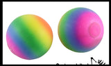 BULK - WHOLESALE - SALE - 2.5" Rainbow Doh Filled Stress Ball - Glob Balls - Squishy Gooey Shape-able Squish Sensory Squeeze Balls