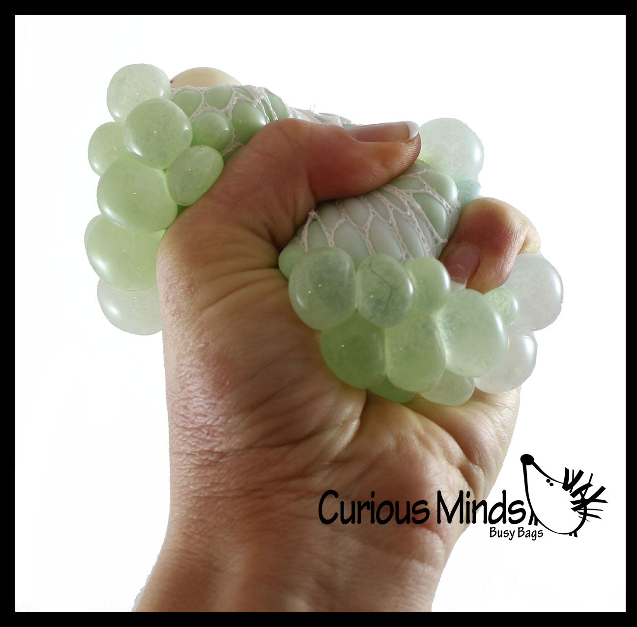 Rainbow squishy mesh ball cheap