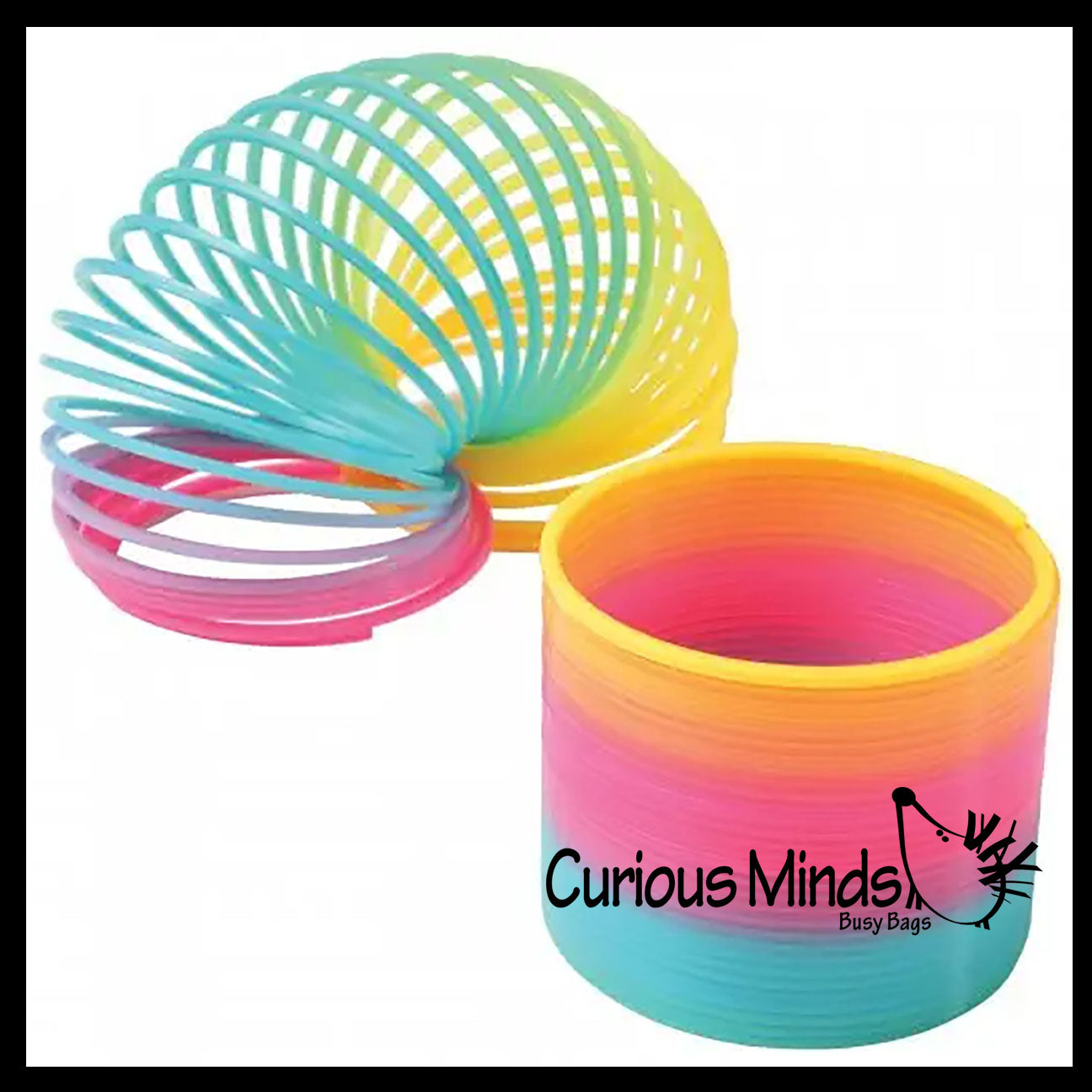 Plastic Rainbow Magic Spring Coil Toy - 2.4
