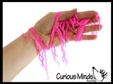 NeeDoh 5 Ramen Stretchy Noodle Strings Fidget Toy - 13" Long, Not Sticky, Thick, Build Resistance for Strengthening Exercise, Pull, Stretchy, Fiddle Nee Doh