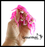 NeeDoh 5 Ramen Stretchy Noodle Strings Fidget Toy - 13" Long, Not Sticky, Thick, Build Resistance for Strengthening Exercise, Pull, Stretchy, Fiddle Nee Doh