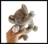 CLEARANCE - SALE - Plush Baby Animal Rattle Toy - Cute Infant Shaker