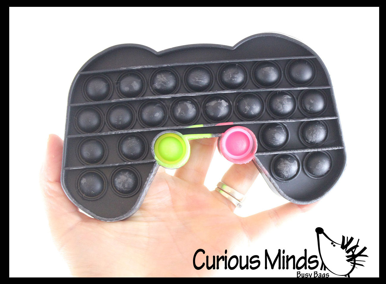 Video Game Remote Controller Bubble Pop Fidget Toy - Silicone Push Poke Bubble Wrap Fidget Toy - Press Bubbles to Pop - Bubble Popper Sensory Stress Toy
